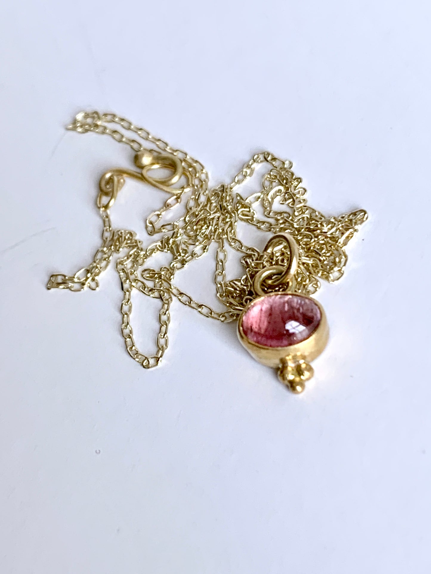 Pink Tourmaline Pendant