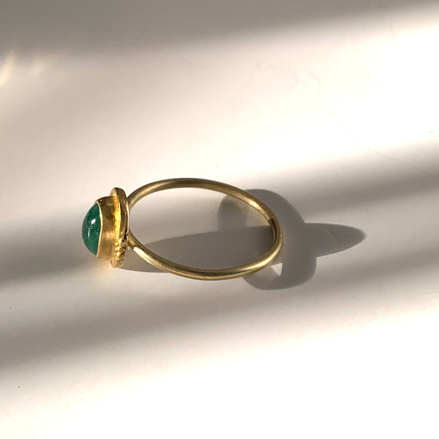 Emerald, 22k, 18k Gold Ring