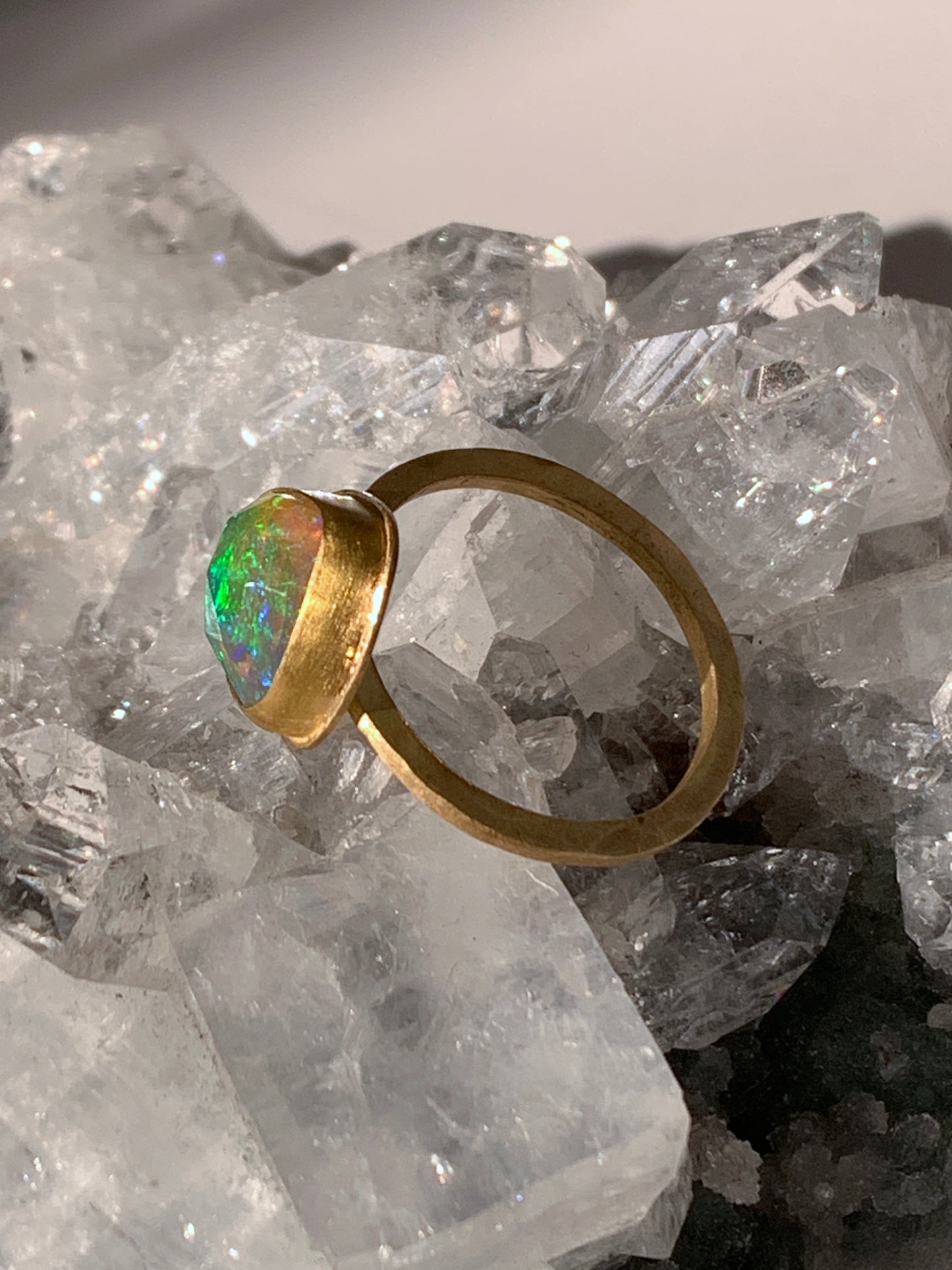 Opal, 22k, 18k Gold Ring