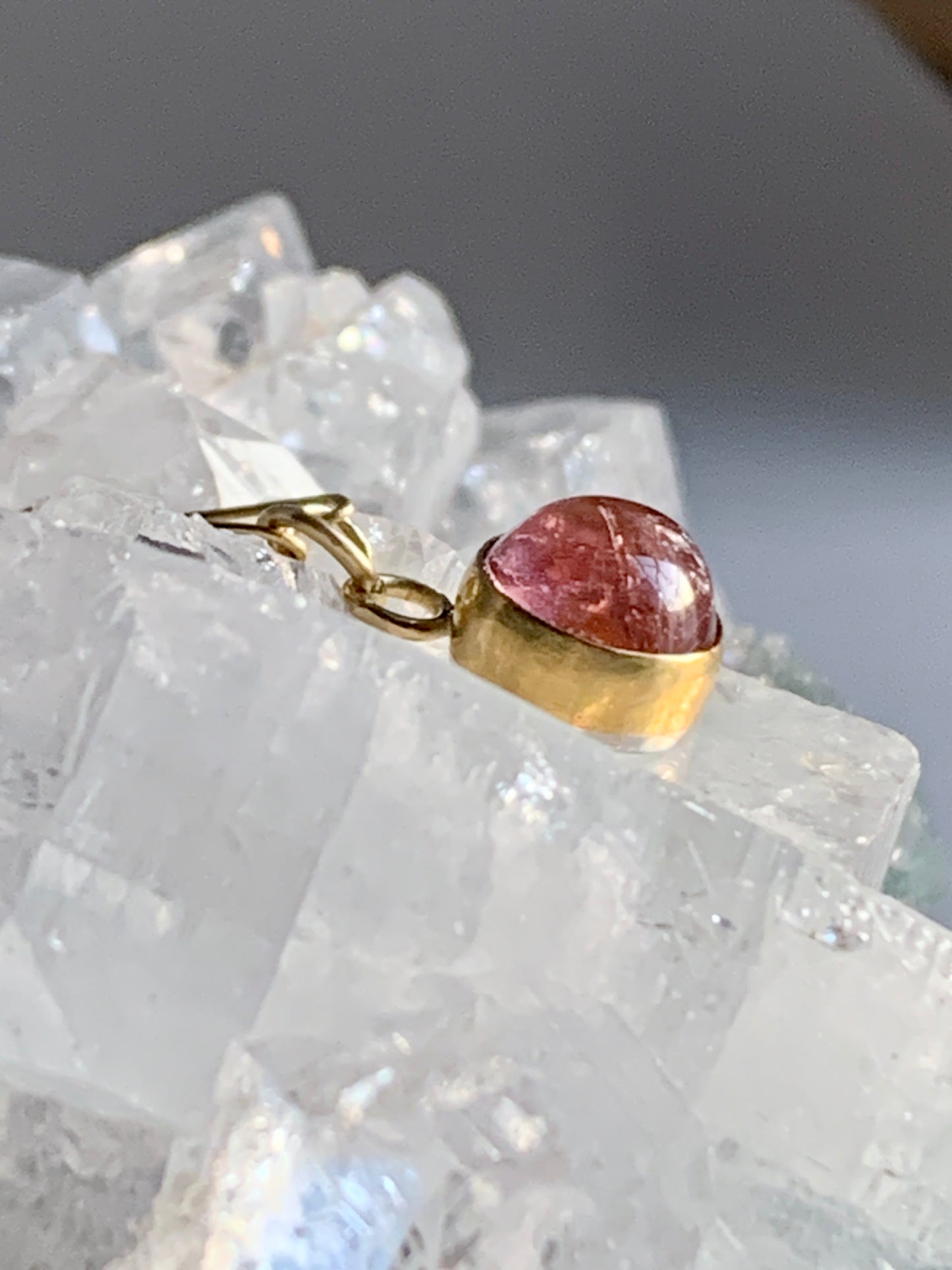 Pink Tourmaline Pendant